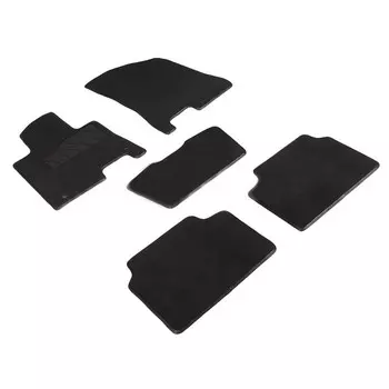 Ворсовые коврики LUX для Hyundai Sonata VIII, 2019-н.в