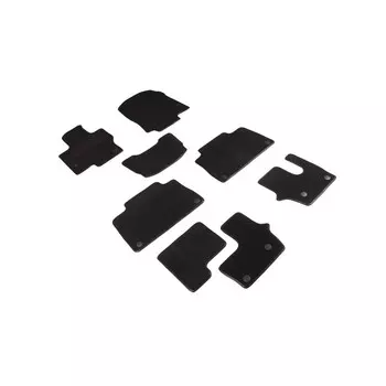 Ворсовые коврики LUX для Mercedes-Benz CLS-Class II, (X167), 2019-н.в