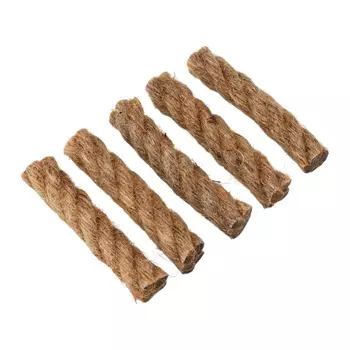 Вощеная веревка для розжига «Искра» 5 шт., 10 см