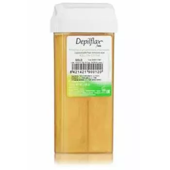 Воск для депиляции Depilflax100, золотой, 110 г