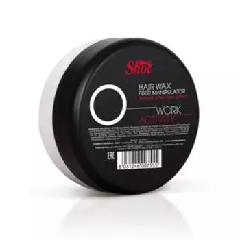 Воск-манипулятор эластичной фиксации Shot Work Activity с экстремальным и натуральным эффектом, 100 мл