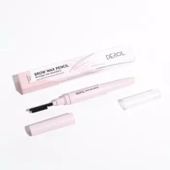 Восковой карандаш для укладки бровей, с щеточкой