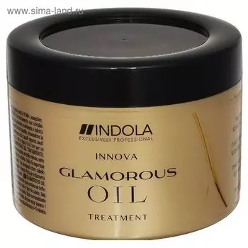 Восстанавливающая смываемая маска для волос Indola Glamorous Oil "Чарующее сияние", 200 мл