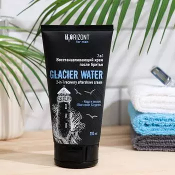 Восстанавливающий крем после бритья 2 в 1 GLACIAR WATЕR, 110 мл
