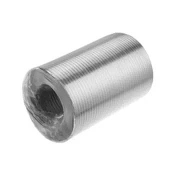 Воздуховод гофрированный "Алювент", d=140 мм, раздвижной до 1.5 м, алюминиевый