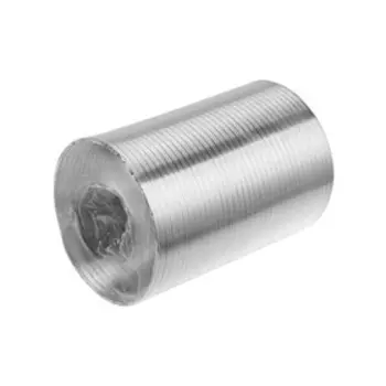 Воздуховод гофрированный "Алювент", d=150 мм, раздвижной до 1.5 м, алюминиевый