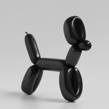 Воздушные шары для моделирования 125 см, d=5 см, 100 шт., чёрные