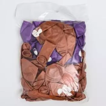 Шар воздушный "Мышка" 12 дюйм, латексный, 50 штук, Минни Маус