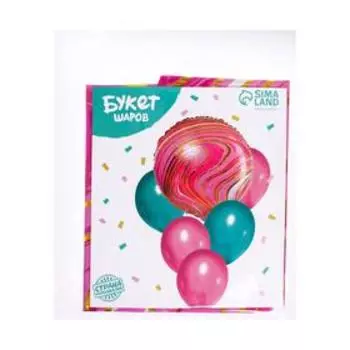 Воздушные шары «Ты моё счастье», 18 и 12 дюймов, набор 6 шт.