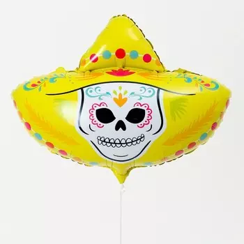 Воздушный шар фольгированный 29" «Шляпа Хэллоуин», фигура