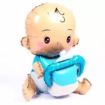 Воздушный шар фольгированный 36" «Мальчик», под воздух