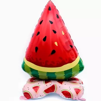 Воздушный шар фольгированный 48" «Арбуз», фигура, на подставке