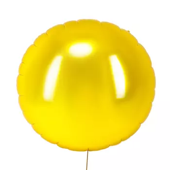 Воздушный шар фольгированный 68" «Круг гигант», золотой