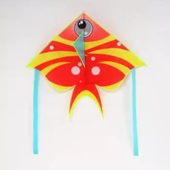 Воздушный змей «Рыбка», с леской, цвета МИКС