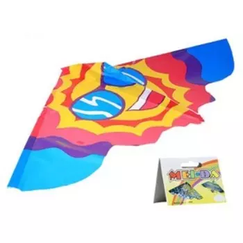 Воздушный змей «Смайл в очках», с леской