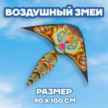 Воздушный змей «Тигр», с леской