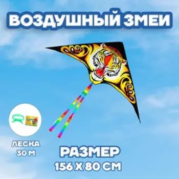 Воздушный змей «Тигр», с леской