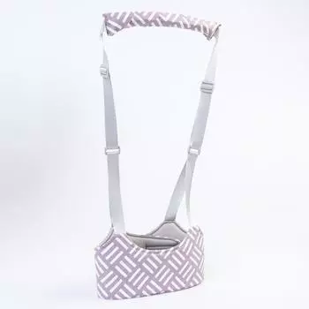 Вожжи для детской безопасности «Ромбики», цвет розовый