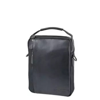 ВШ-8233 Планшет, 2 отдела на молнии, цвет черный 25х20х7см