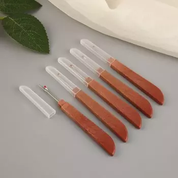 Вспарыватели с колпачками, 12.51.40.7 см, 5 шт., коричневые