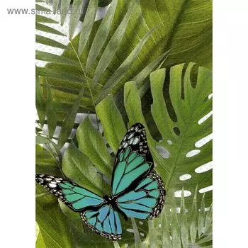 Вставка керамическая Tropicana TC2M022DT, зелёная, 250х350 мм