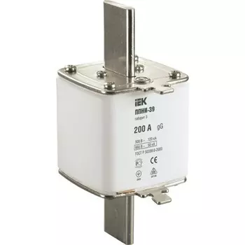 Вставка плавкая IEK, ППНИ-39, 200 А, габарит 3, DPP50-200