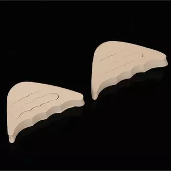 Вставки для уменьшения размера обуви, регулируемые, 73 см, пара, бежевые