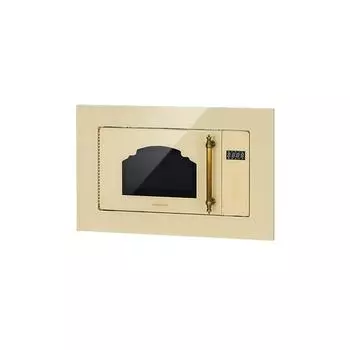 Встраиваемая микроволновая печь HIBERG VM 6502 YR, 700 Вт, 20 л, бежевая