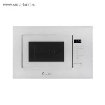 Встраиваемая микроволновая печь Lex BIMO 20.01 WHITE, 700 Вт, 20 л, 5 режимов, гриль