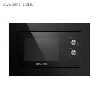 Встраиваемая микроволновая печь Maunfeld MBMO.20.2PGB, 20 л , черное стекло