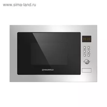Встраиваемая микроволновая печь Maunfeld MBMO.25.8S, 25 л, серебристый