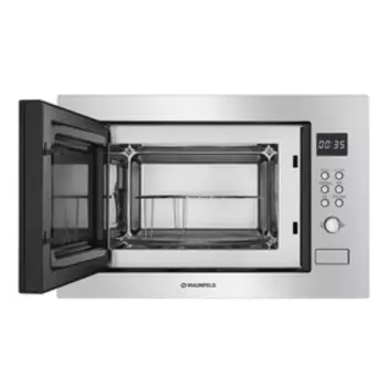 Встраиваемая микроволновая печь MAUNFELD MBMO.25.8S, 900 Вт, 25 л, 9 режимов, серебристая