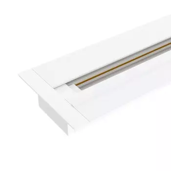 Встраиваемый шинопровод 2 м, ввод питания и заглушка Elektrostandard, Track Rail WH Recessed, цвет белый