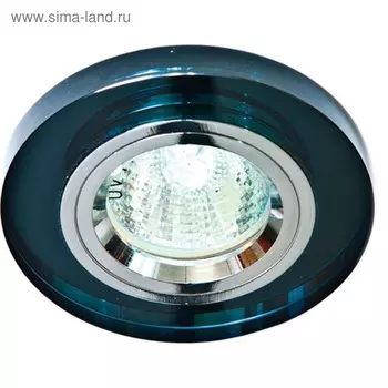 Встраиваемый светильник 8060-2, MR16, 50W, цвет серый, d=60мм