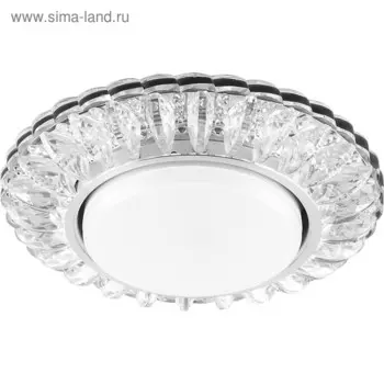 Встраиваемый светильник CD4026, GX53, 11W, цвет прозрачный, d=100мм