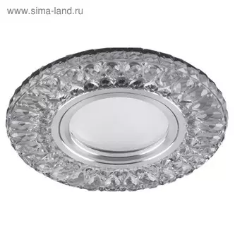 Встраиваемый светильник CD906, MR16, 50W, цвет белый, d=65мм