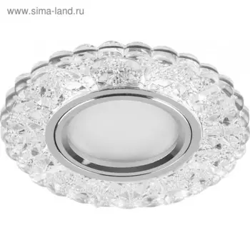 Встраиваемый светильник CD939, MR16, 50W, цвет прозрачный, d=65мм