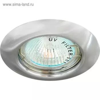 Встраиваемый светильник DL13, MR16, 50W, цвет хром, d=52мм