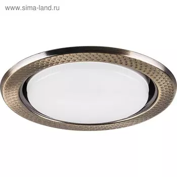 Встраиваемый светильник DL5042, 11W, GX53, цвет золото, d=мм