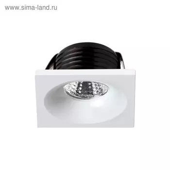 Встраиваемый светильник светодиодный Novotech, 3 Вт, 220 В, 40x40 мм, d=40 мм, белый