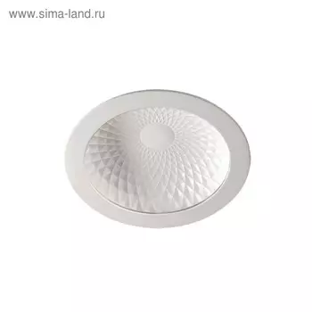 Встраиваемый светильник светодиодный Novotech, 9 Вт, 220 В, 155x155 мм, d=55 мм, белый