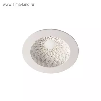 Встраиваемый светильник светодиодный Novotech, 9 Вт, 220 В, 155x155 мм, d=55 мм, белый
