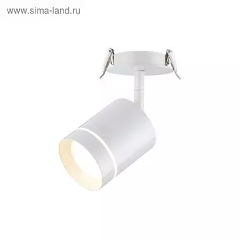 Встраиваемый светильник светодиодный Novotech, 9 Вт, 220 В, 80x80 мм, d=80 мм, белый