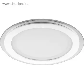 Встраиваемый светодиодный светильник AL2110, 24W, 1640Lm, 4000K, цвет белый, d=205мм