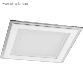 Встраиваемый светодиодный светильник AL2111, 6W, 480Lm, 4000K, цвет белый, d=75мм