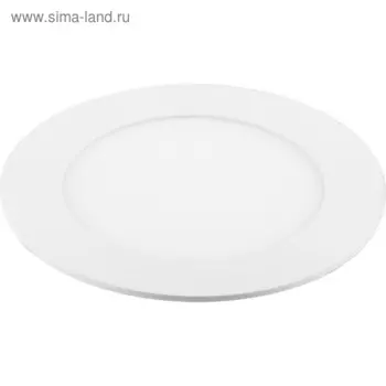 Встраиваемый светодиодный светильник AL500, 6 Вт, 6400K, 490Lm, цвет белый