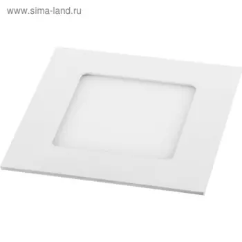 Встраиваемый светодиодный светильник AL502, 6 Вт, 4000K, 480Lm, цвет белый