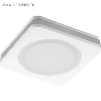 Встраиваемый светодиодный светильник AL601, 7W, 560 Lm, 4000К, белый, d=55мм