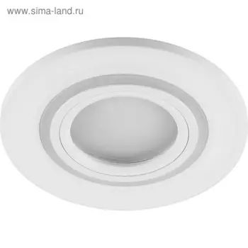 Встраиваемый светодиодный светильник CD600, 15 Вт, 4000K, MR16, цвет белый, d=70мм