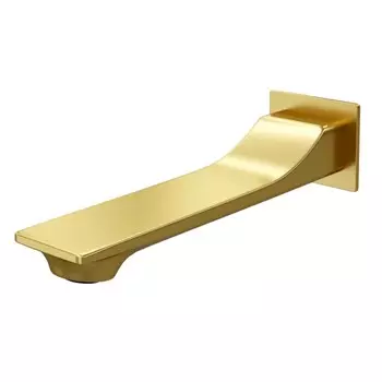 Встроенный излив для ванны WasserKRAFT A174, латунь, золото